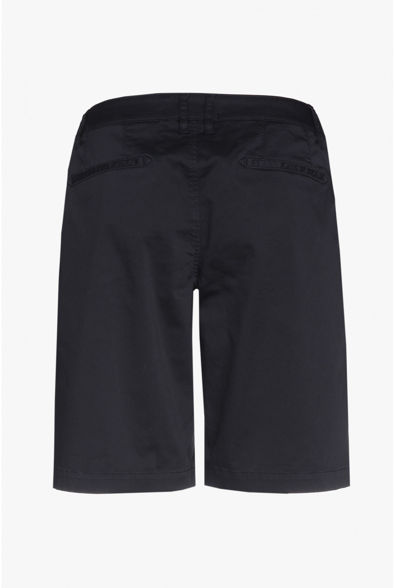 Donkerblauwe short met stretch