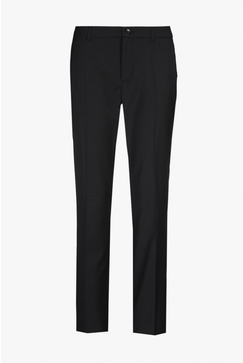 Chino en laine noir