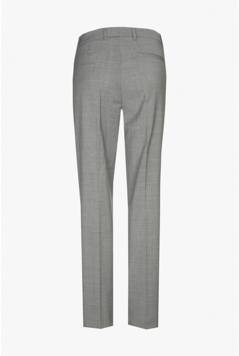 Grey woollen chinos