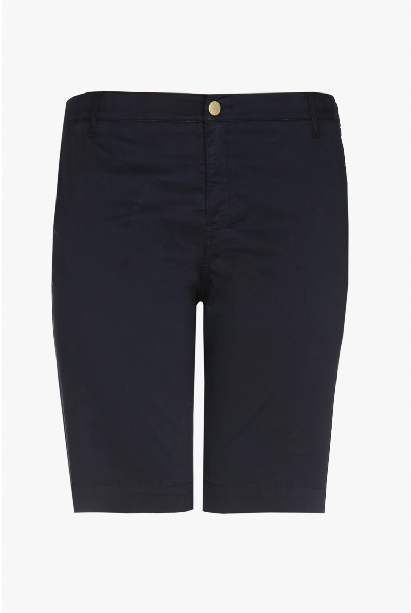 Dunkelblaue Damenshorts mit enger Passform