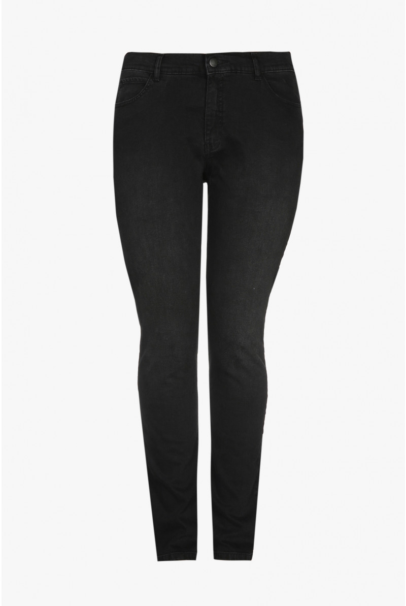 Schwarze Skinny Jeans