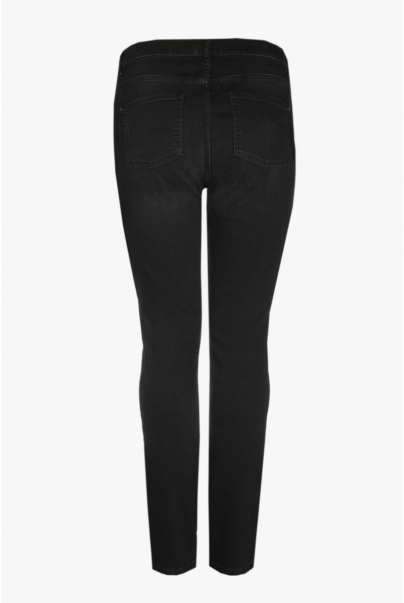 Schwarze Skinny Jeans