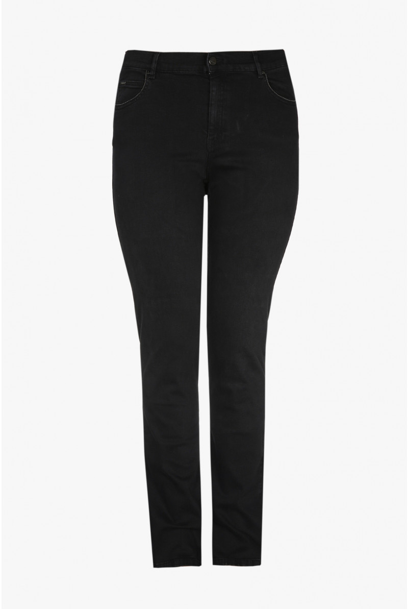 Zwarte slim fit jeans broek