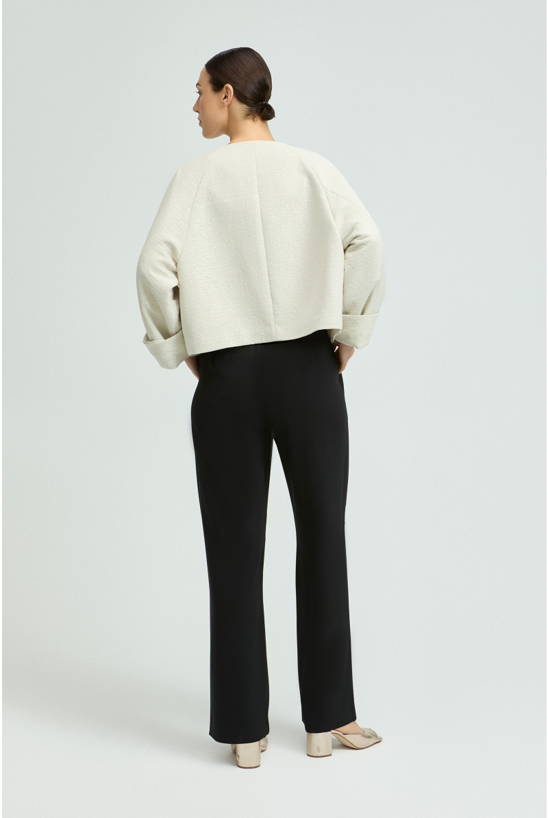 Zwarte losse broek