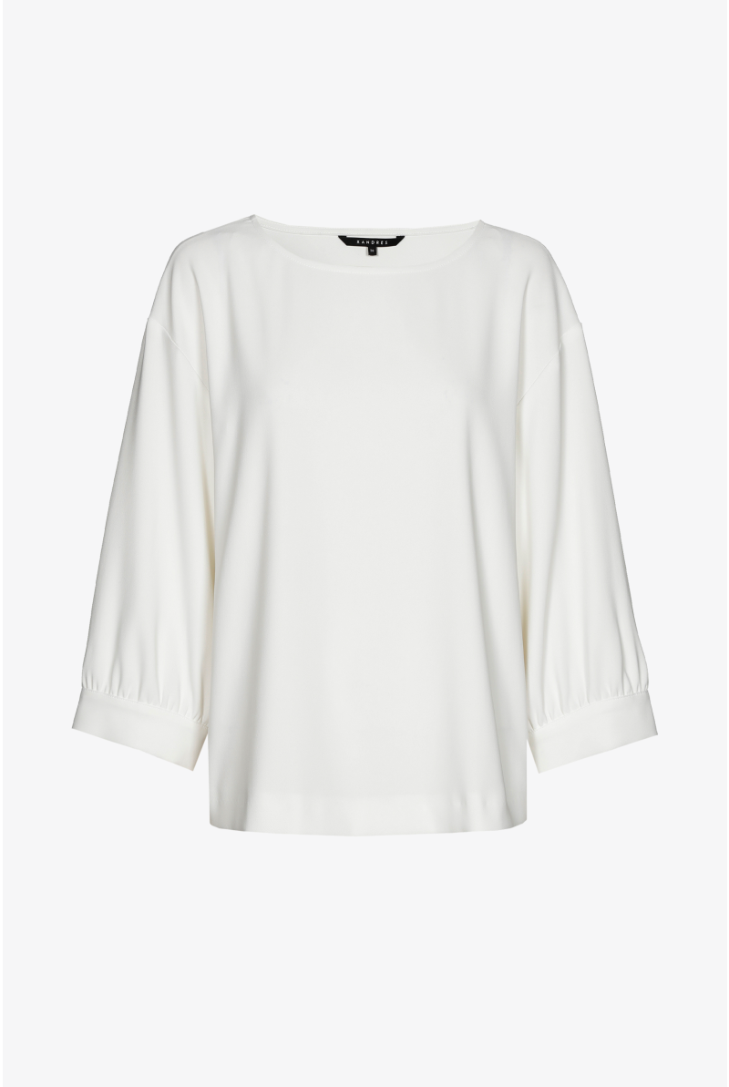 Blouse with loose sleeves