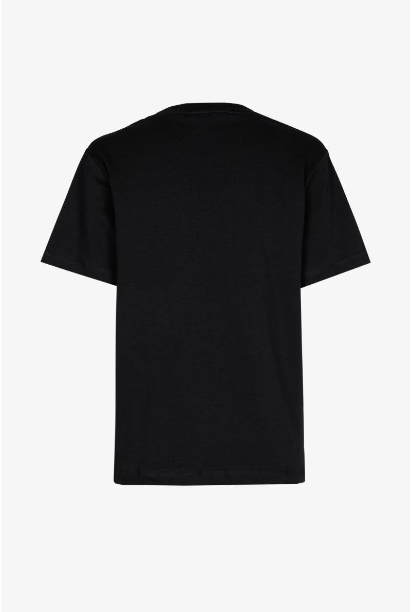 T-shirt met ronde hals en korte mouwen