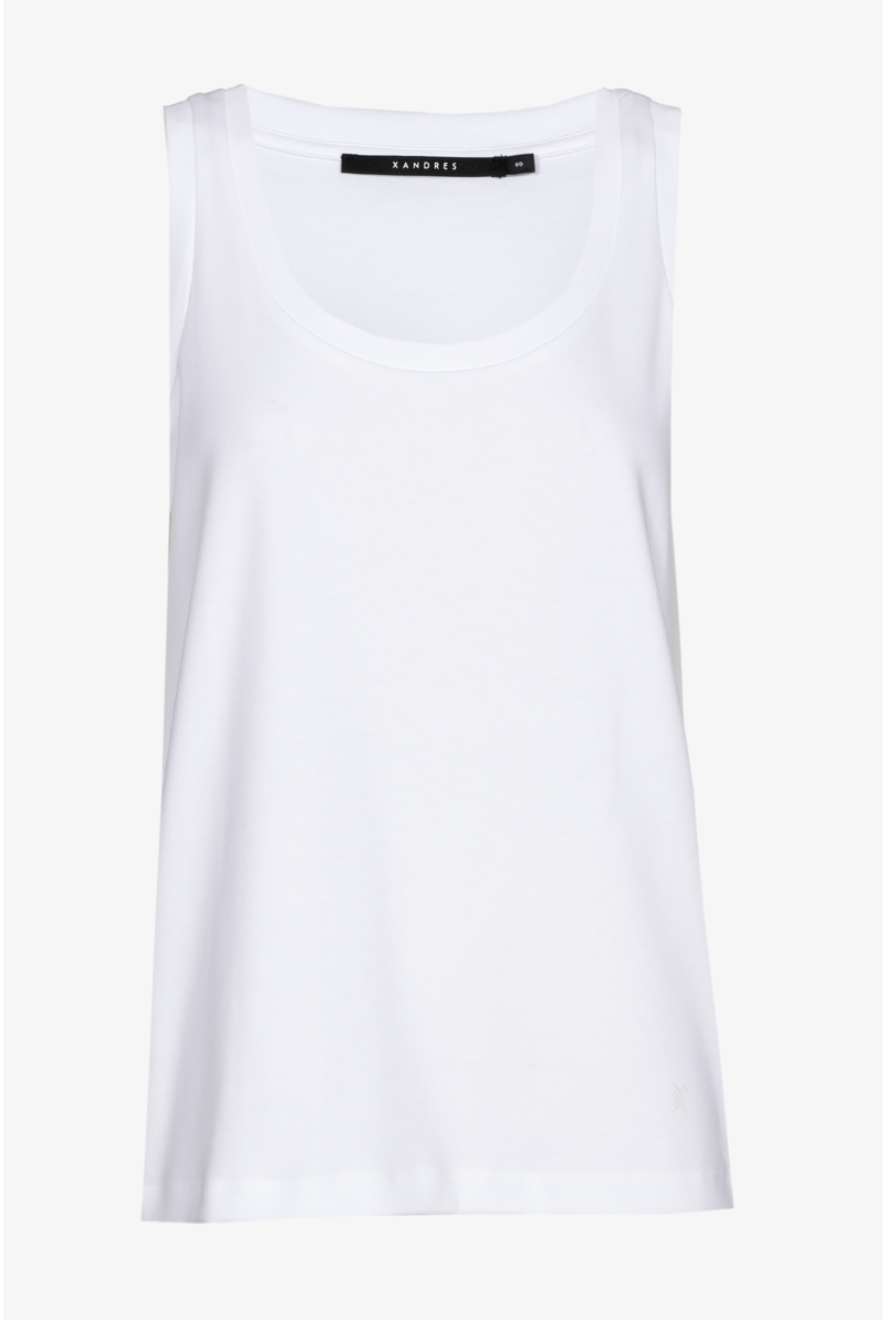 Top van organisch katoen