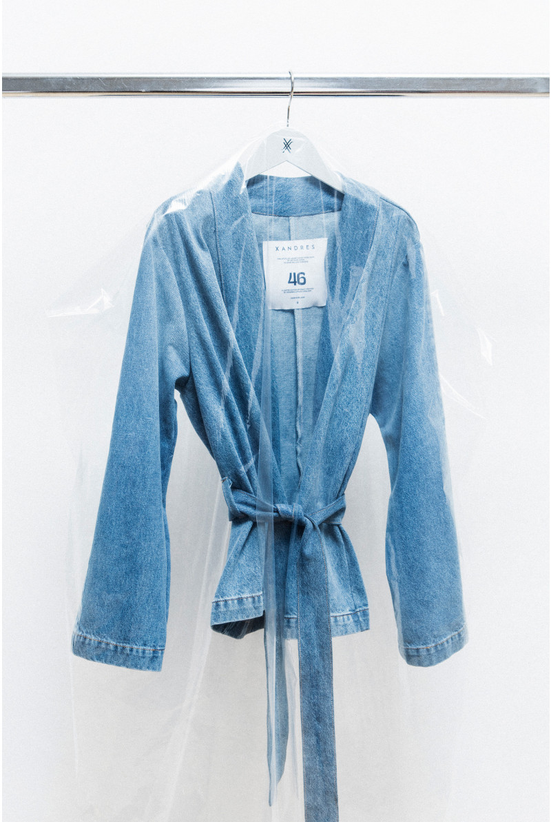 Upcycled denim jacket