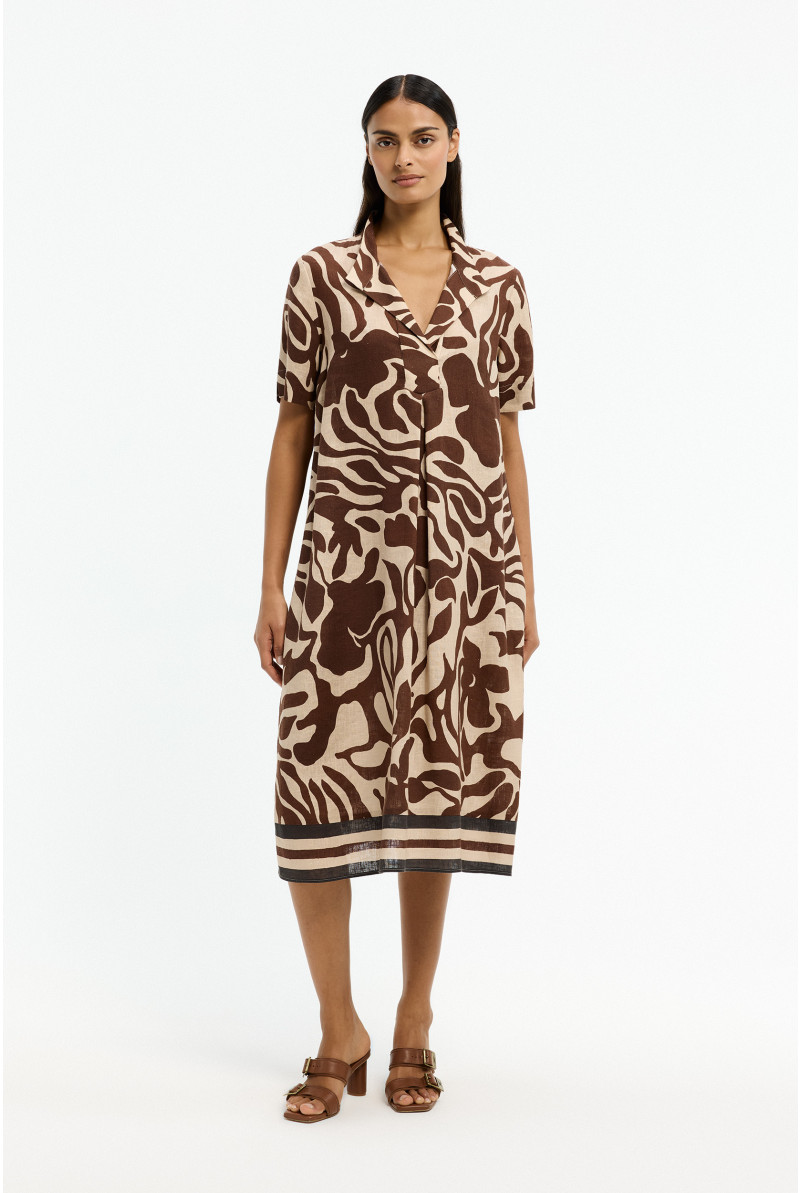 Robe à motif organique