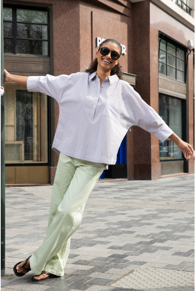 Blouse à rayures