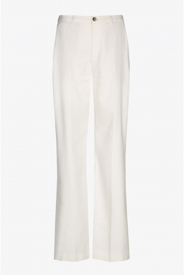 Witte broek in linnen