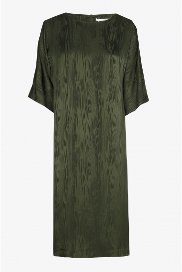 Dress with moiré pattern