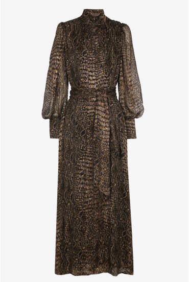 Gemustertes Maxikleid