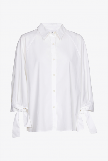 Oversized blouse met raglanmouw
