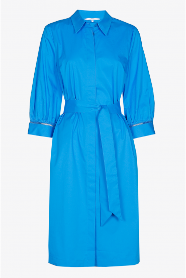 Half-length shirt dress