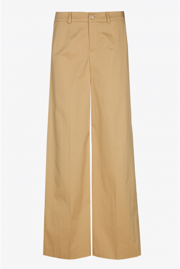 Trousers with wide legs