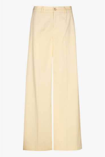 Trousers with wide legs