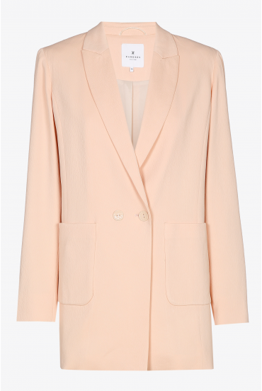 Blazer in bubble viscose