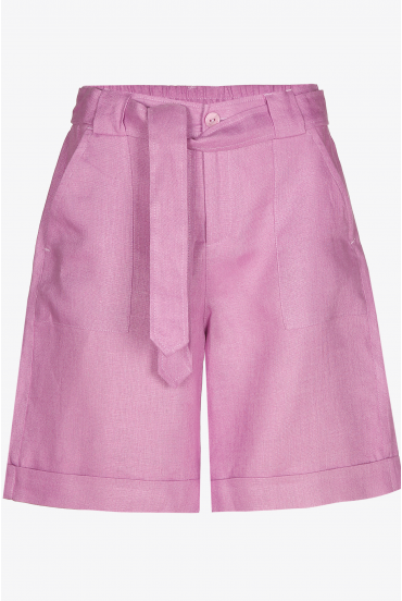 Linen shorts