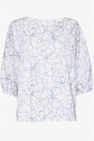 Blouse with embroidery