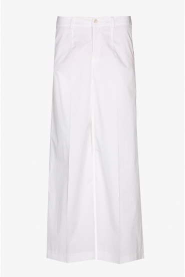 Trousers with wide legs