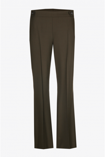 Tailored narrow-leg trousers