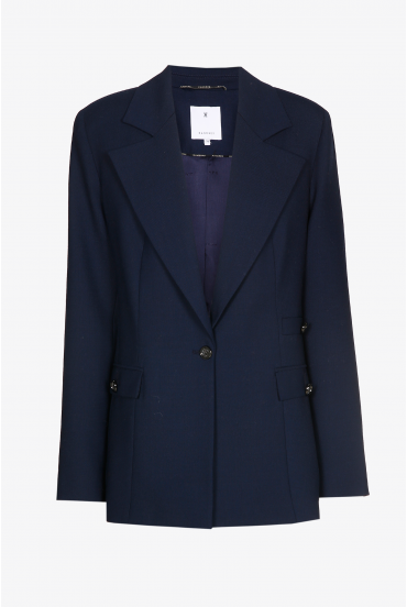 Blazer mit Reverskragen
