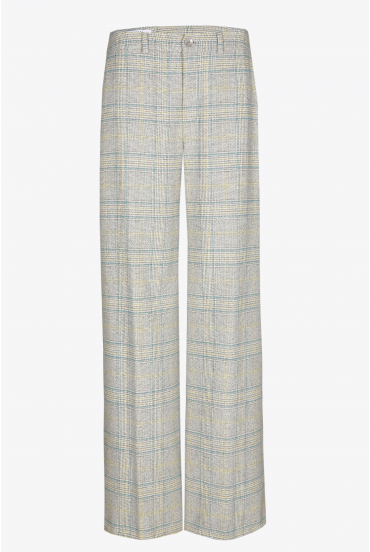 Smart checked trousers