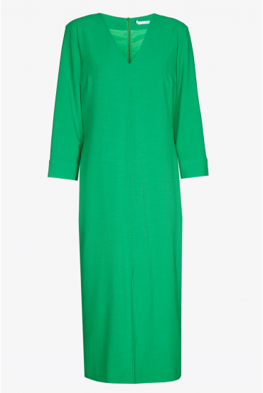Midikleid mit V-Ausschnitt