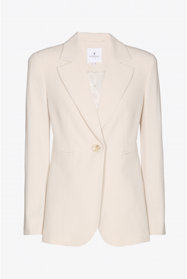 Blazer cintré en viscose Ecovero