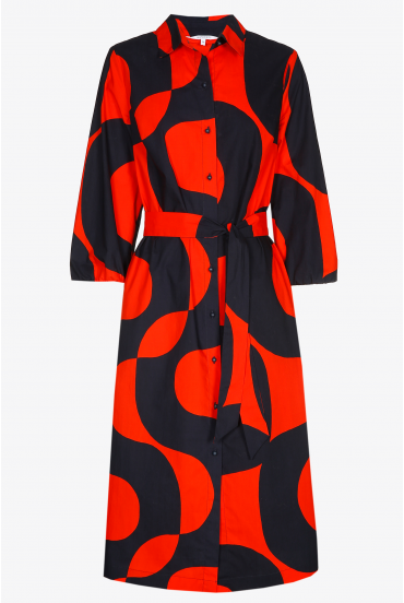 Halblanges Baumwollkleid