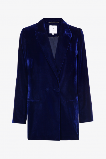 Klassischer Blazer aus Samt