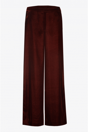 Pantalon en velours large et habillé