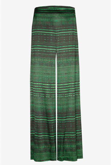 Relaxed trousers with print