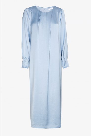 Kleid in glänzender Satinoptik 
