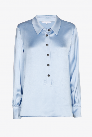Blouse satinée