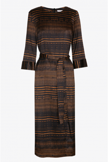 Dress with graphic print