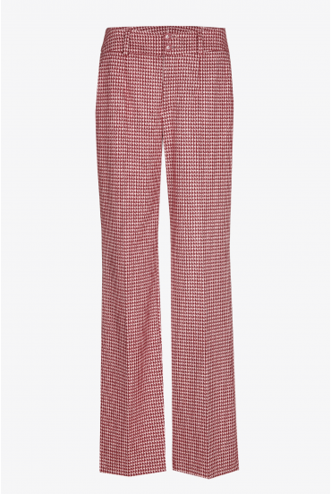 Hose mit Hahnentrittmuster
