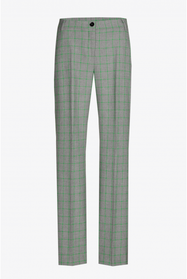 Karohose mit schmalem Bein