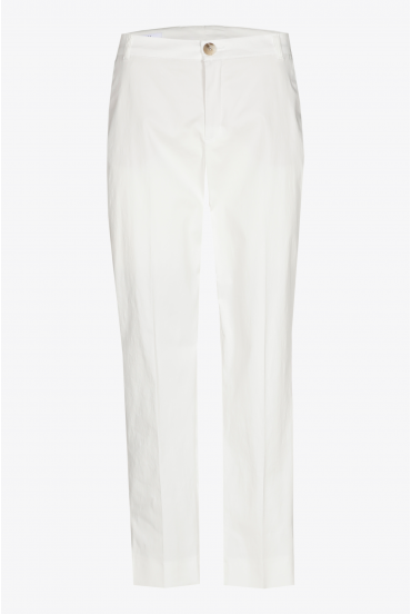Pantalon à jambes étroites en coton