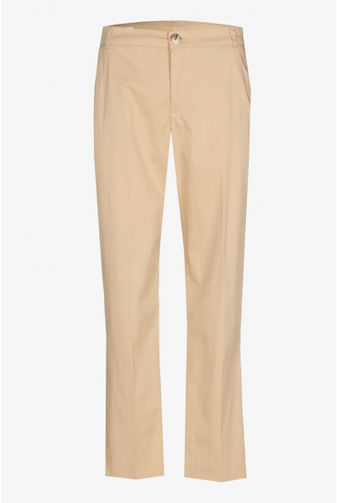 Pantalon à jambes étroites en coton