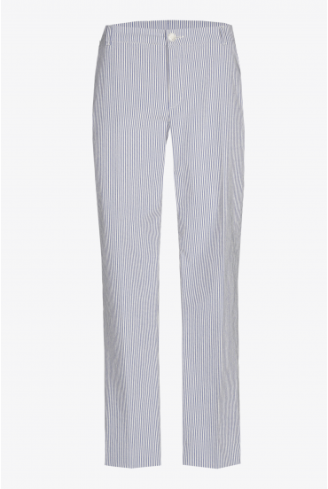 Pantalon rayé moulant