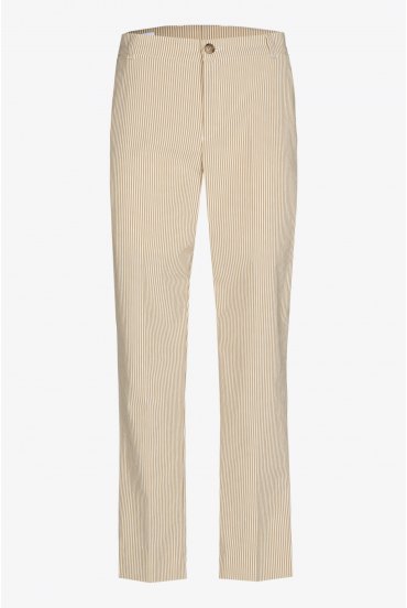 Smalle gestreepte broek