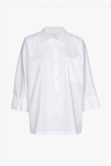Blouse met knopen op rug