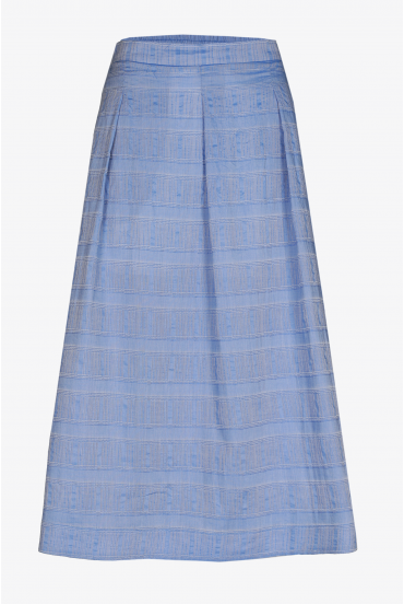 Cotton jacquard skirt