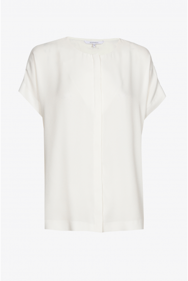 Blouse avec fermeture invisible
