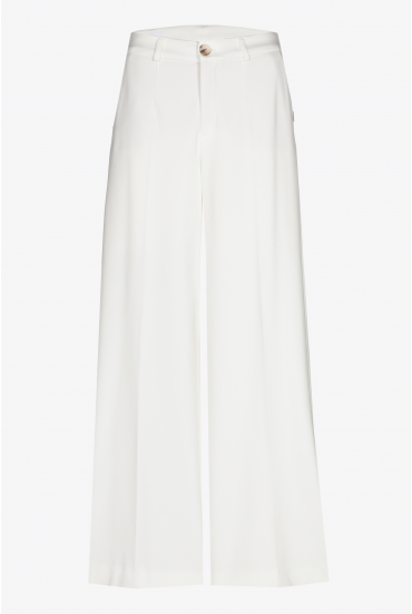 Pantalon extensible à jambes larges