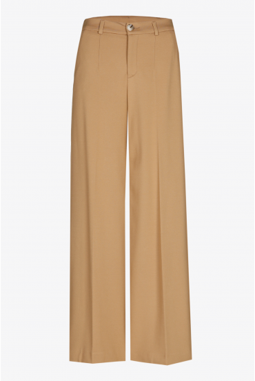 Pantalon extensible à jambes larges