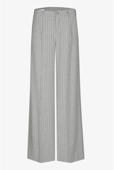 Gestreepte broek met wijde pijpen