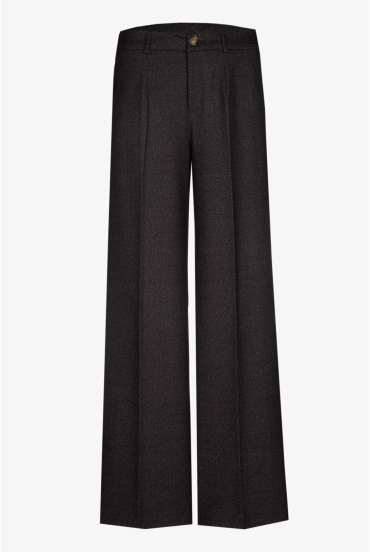 Trousers with chevron print